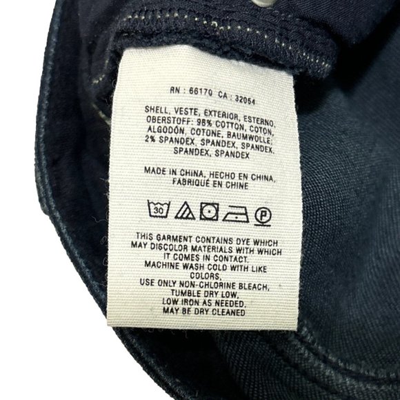 Pilcro and The Letterpress Sz 6 Blue Dark Wash Mid Rise Straight Leg Denim Jeans - Picture 6 of 8